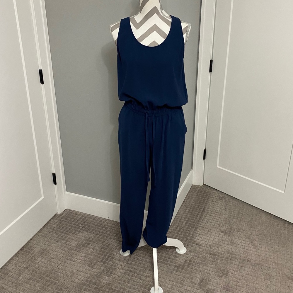 Navy Jumper/Pants Romper